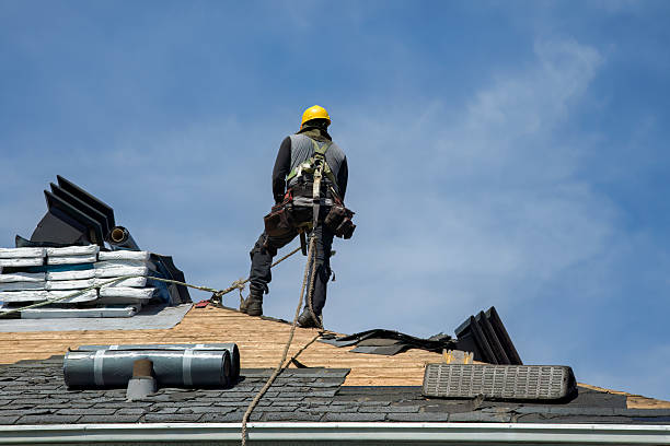 Professional Roof Replacement technician working in Ottine, TX